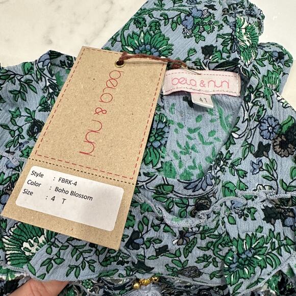 NWT Bela & Nuni Boho Blossom Romper - Picture 9 of 9